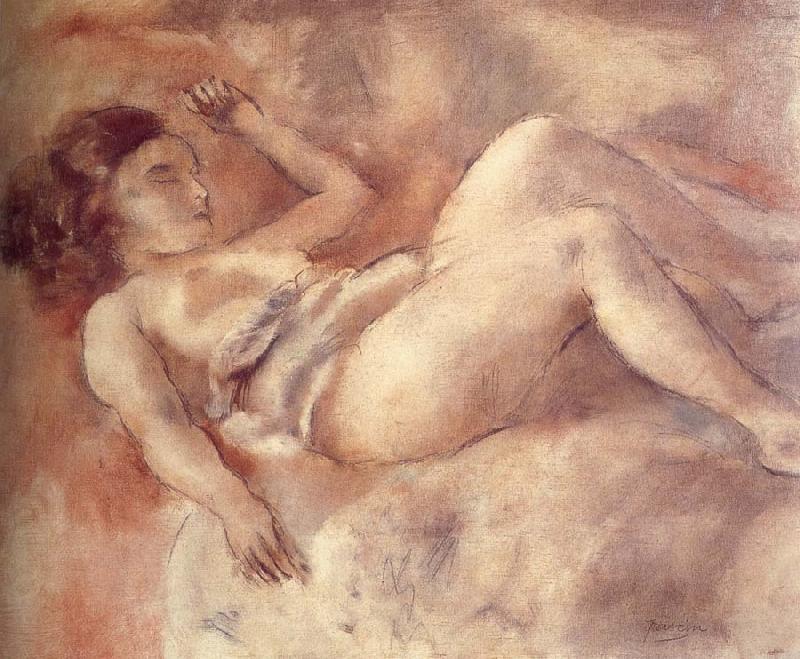 Jules Pascin Nude of sleep like a log china oil painting image